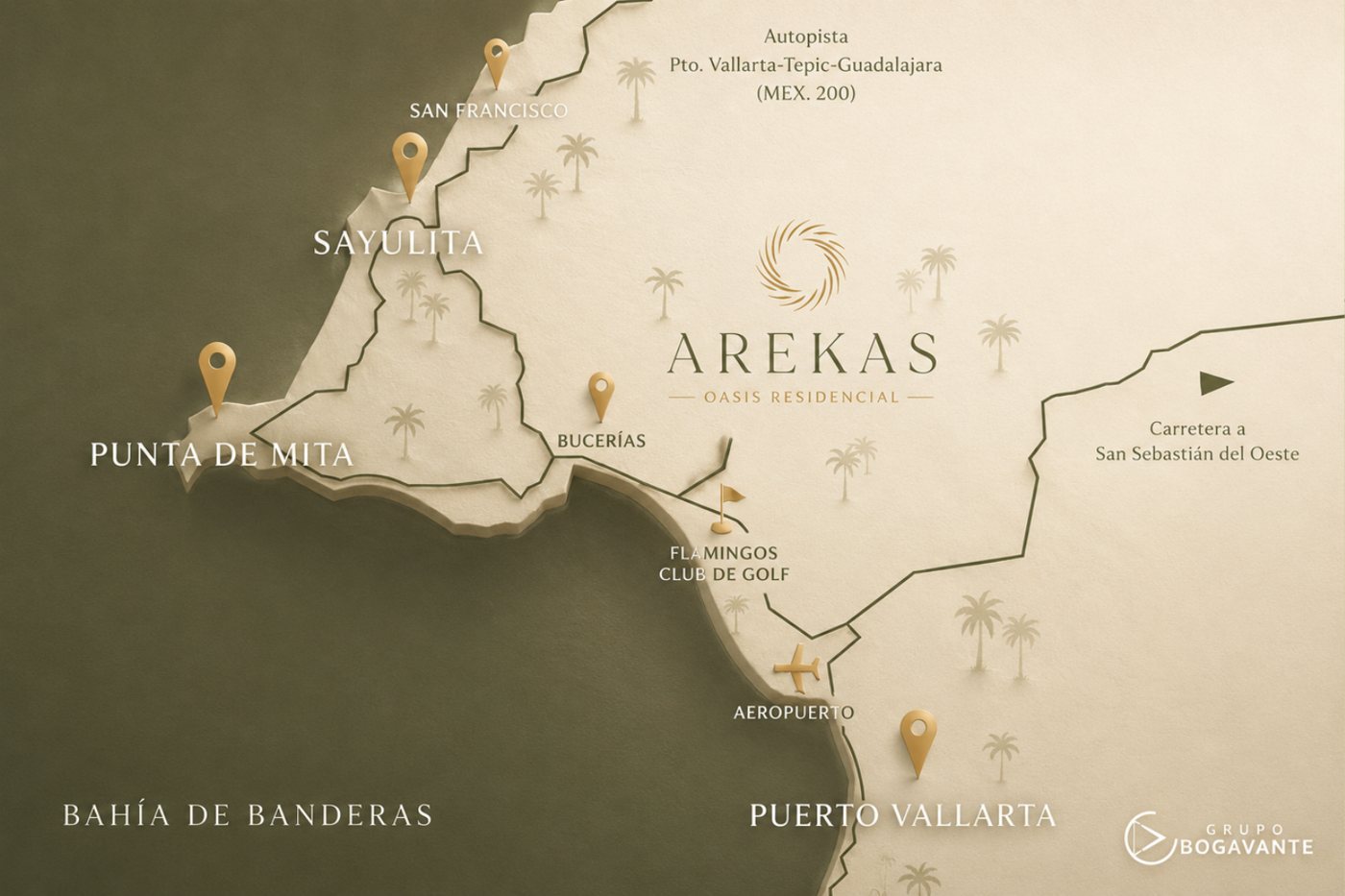 Mapa de ubicación Arekas